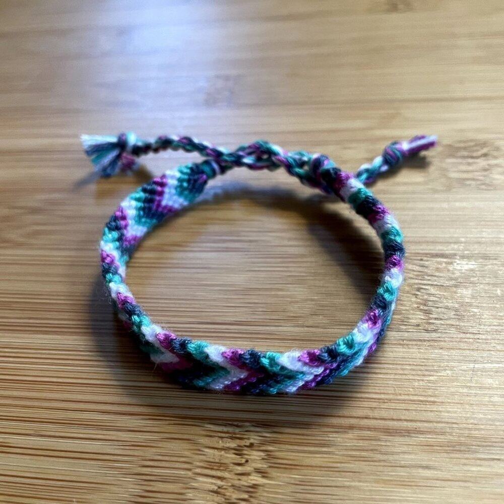 Deborah Woven Bracelet anklet trendy comfortable tie embroidery thread woven gif